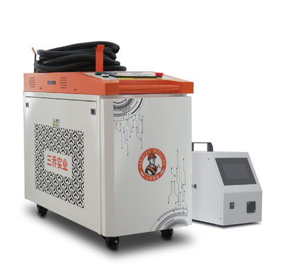2000Watt MAX Fiber Laser Schweißmaschine 4 in 1 Schweißer Schweiß Clearing Schneidfunktion