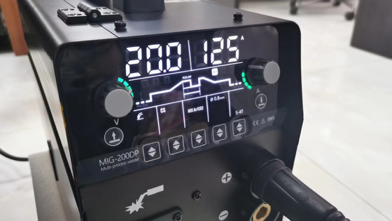 Große LED-Anzeige 5kg Drahtlöffel Gaslose Aluminium MIG Schweißmaschine AC220V Eingangsspannung